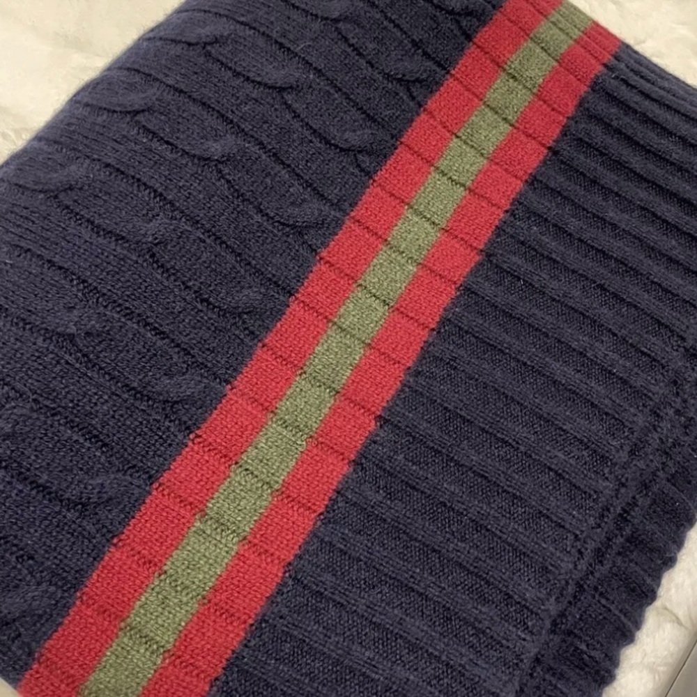 Ralph Lauren (NWT) Cricket Cable Knit, 100% Cashmere Throw - Picture 7 of 10